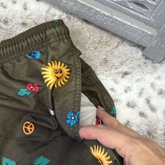 Men’s PacSun swim trunks large beach pool party tropical resortwear California - Picture 4 of 11